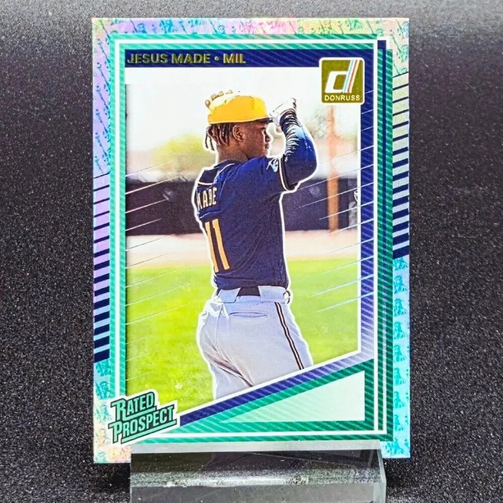 2025 Jesus Made Prizmatic Rockets RC's Milwaukee Brewers Top Prospect - Picture 2 of 5